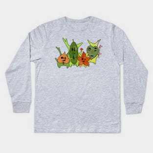 Pesky Little Seedlings Kids Long Sleeve T-Shirt